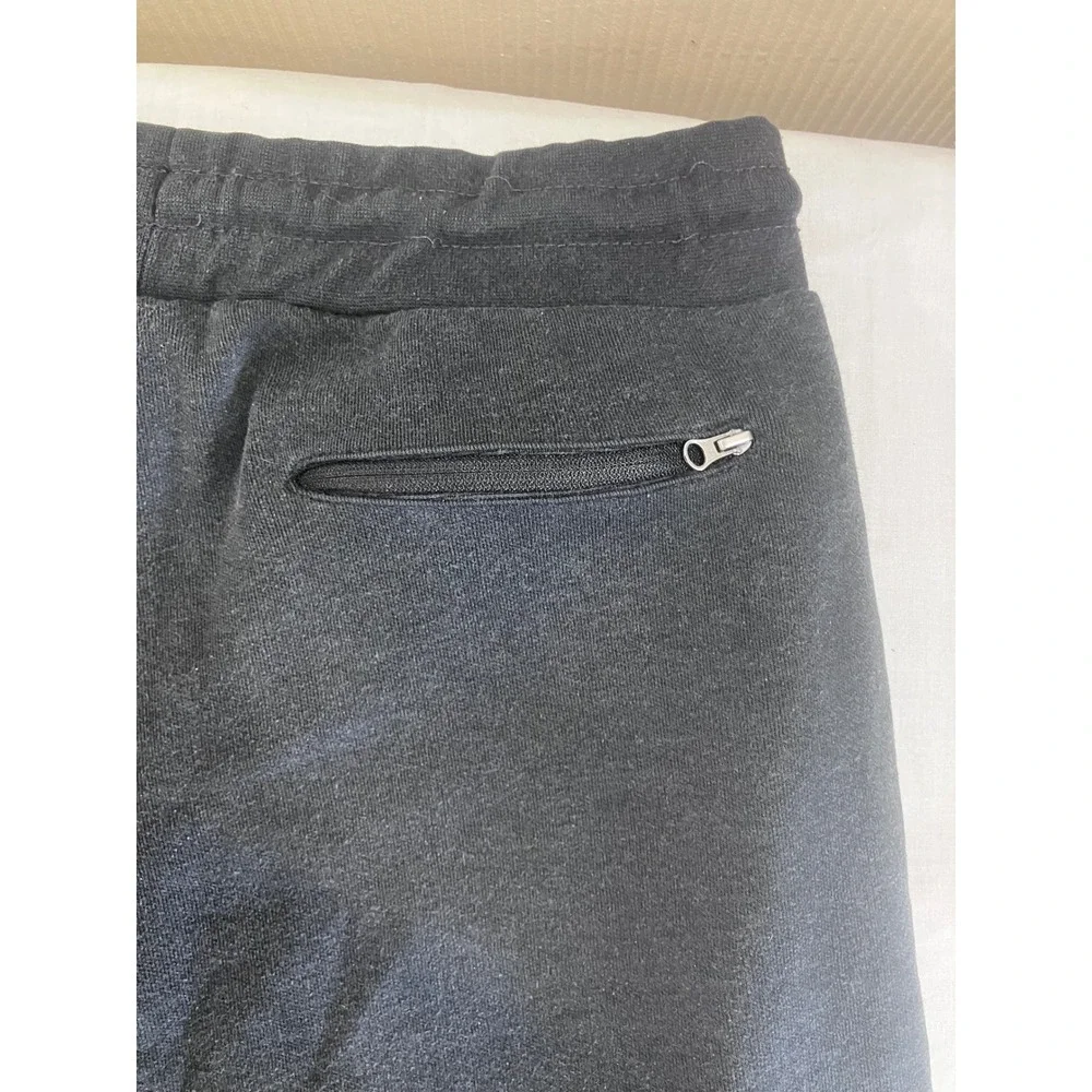 Urban Pipeline Mens Black Heather Gray Jogger Sweatpants Sz. M Drawstring Pocket